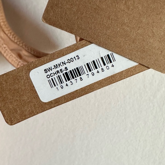 NWT SKIMS Ochre Tan Swim Tank Cut Out Monokini Size Small - Picture 7 of 8